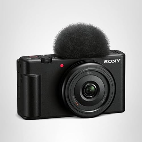 Sony ZV-1F Vlog Camera for Content Creators and Vloggers Black