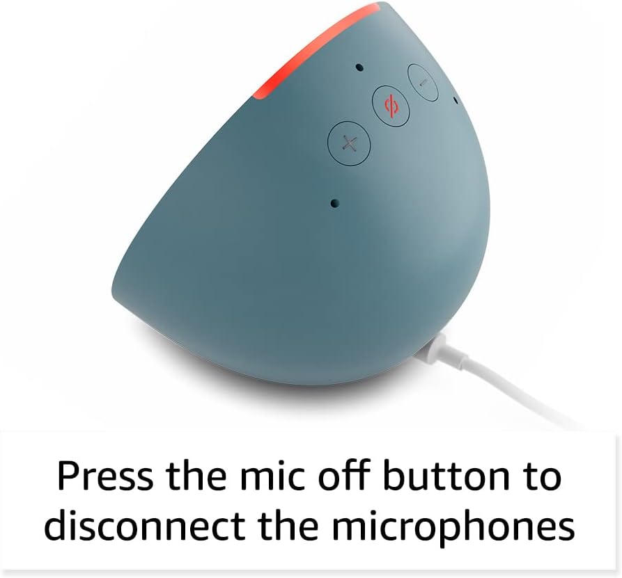 Amazon Echo Pop, Our smallest Alexa speaker, Fits in any room, Charcoal