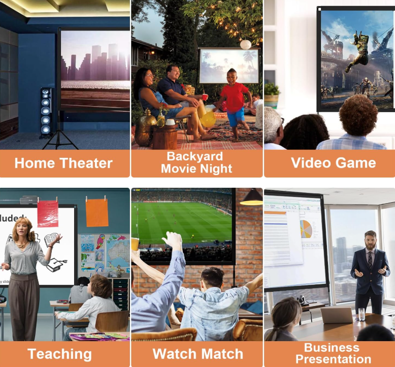 Portable Screen Projector And Stand