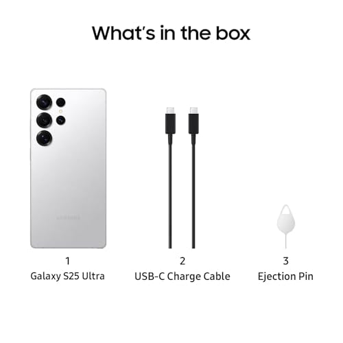 SAMSUNG Galaxy S25 Edge Phone, 512 GB AI Smartphone, Unlocked Android, Night Video, Fast Processor, ProScaler Display, All-Day Battery, 2025, US 1 Yr Manufacturer Warranty, Titanium JetBlack