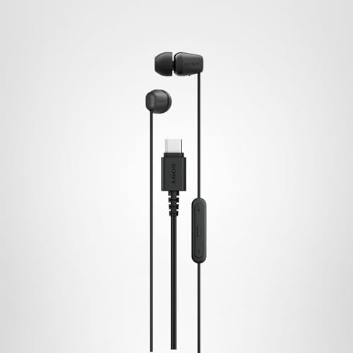 Sony MDREX15LP in-Ear Earbud Headphones, Black, Model Number: MDREX15LP/B