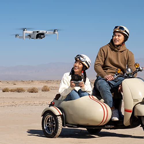 DJI Mini 4K Camera Drone Combo, Drone with 4K UHD Camera for Adults, Under 249 g, 3-Axis Gimbal Stabilization, 10km Video Transmission, Auto Return, 2 Batteries for 62-Min Max Flight Time, QuickShots