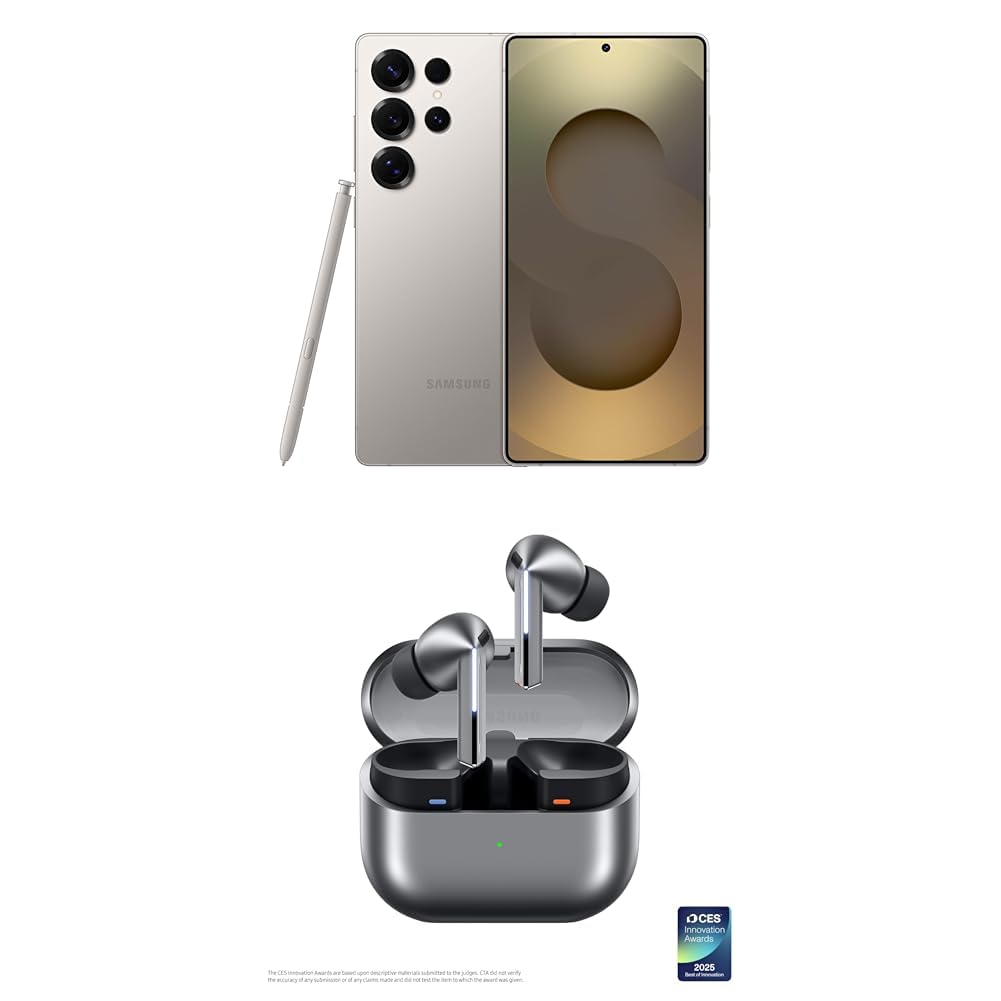 SAMSUNG Galaxy S25 Edge Phone, 512 GB AI Smartphone, Unlocked Android, Night Video, Fast Processor, ProScaler Display, All-Day Battery, 2025, US 1 Yr Manufacturer Warranty, Titanium JetBlack