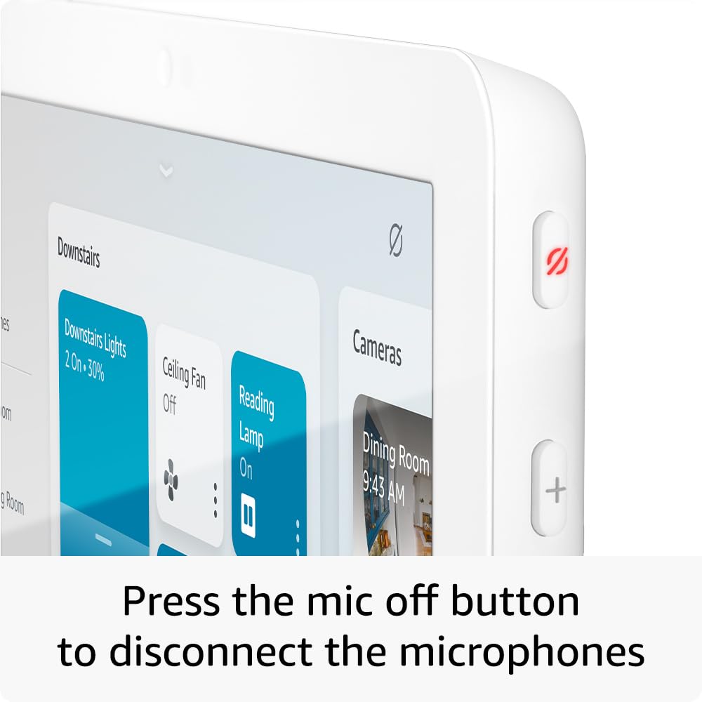 Amazon Echo Hub, 8” smart home control panel with Alexa+ Early Access, Compatible with thousands of devices