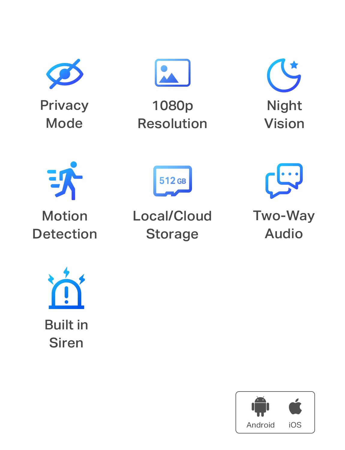 Tapo 1080P Indoor Security Camera for Baby Monitor, Pet Camera w/Motion Detection, 2-Way Audio, Night Vision, Cloud & SD Card Storage, Works w/Alexa & Google Home, Plug-in, C101