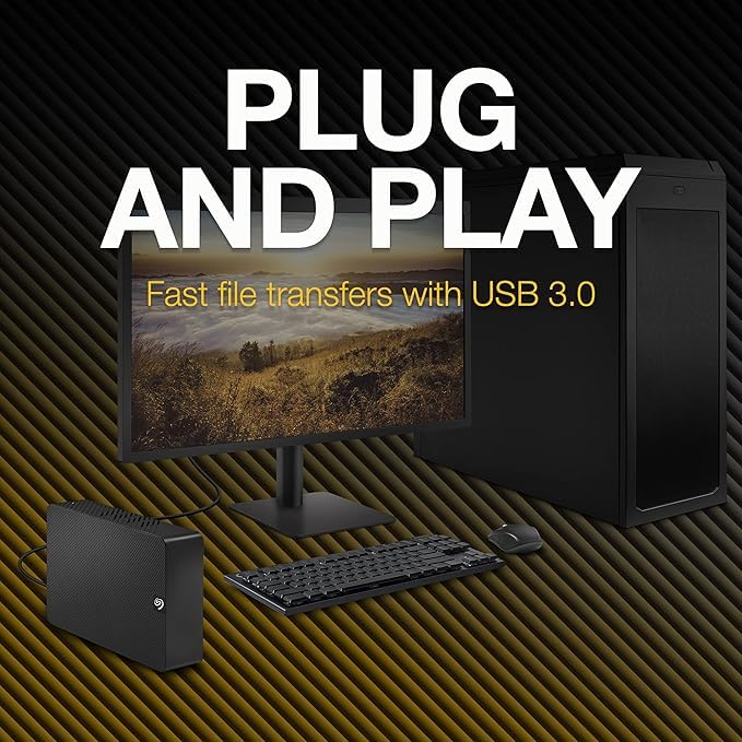 Seagate Portable 2TB External Hard Drive HDD — USB 3.0 for PC, Mac, PlayStation, & Xbox -1-Year Rescue Service (STGX2000400)