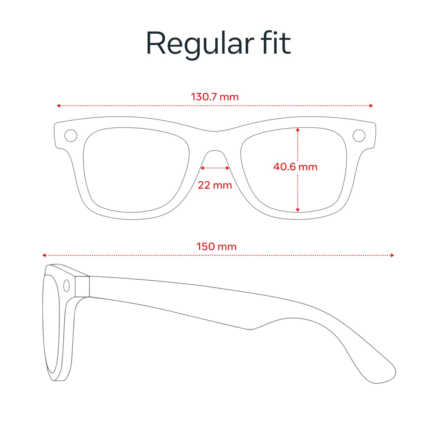 Ray-Ban Meta (Gen 2), Wayfarer, Shiny Black | Smart AI Glasses for Men, Women — 2x Battery Life — 3K Ultra HD Resolution — 12 MP Ultra-Wide Camera, Audio, Video — Green Lenses — Wearable Technology