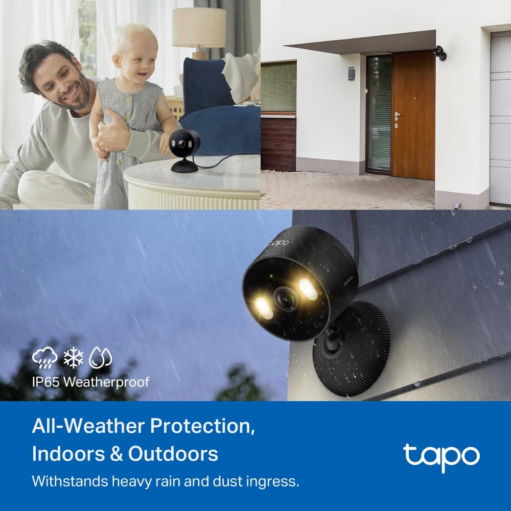 Tapo 1080P Indoor Security Camera for Baby Monitor, Pet Camera w/Motion Detection, 2-Way Audio, Night Vision, Cloud & SD Card Storage, Works w/Alexa & Google Home, Plug-in, C101