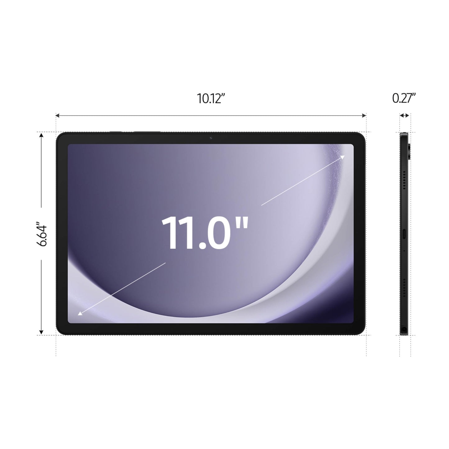 SAMSUNG Galaxy Tab A9+ 5G 11” 64GB Android Tablet, Wi-Fi (AT&T Network), Big Screen, Upgraded Chipset, Long Battery Life, Quad Speakers, Multi Window Display, US Version, 2024, Graphite