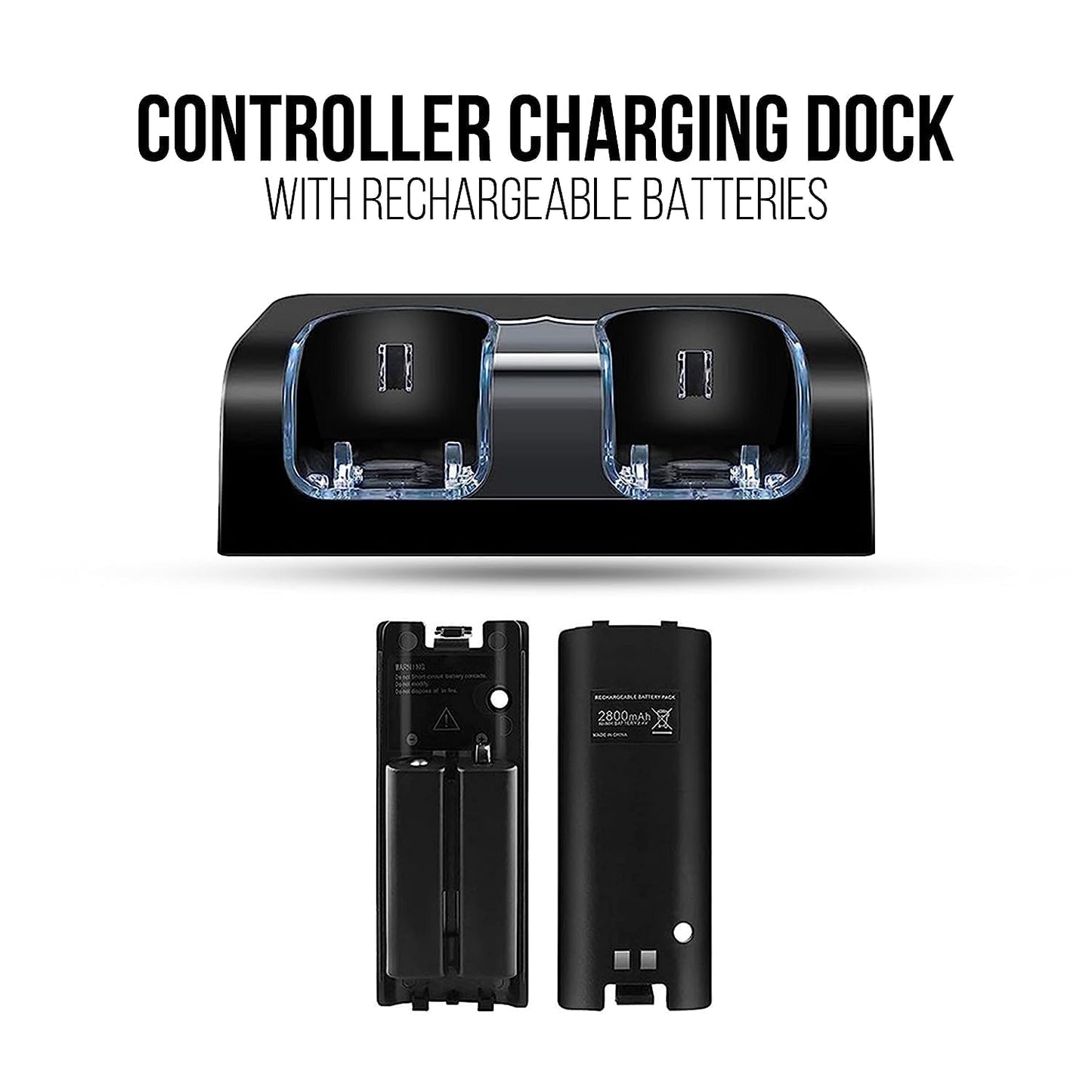 Nintendo Wii Console, Black Premium Bundle (Renewed)