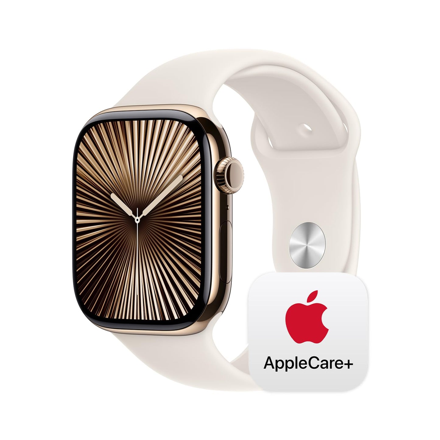 Apple Watch Series 10 [GPS 46mm case] Smartwatch with Jet Black Aluminum Case with Black Sport Band - M/L. Fitness Tracker, ECG App, Always-On Retina Display, Water Resistant