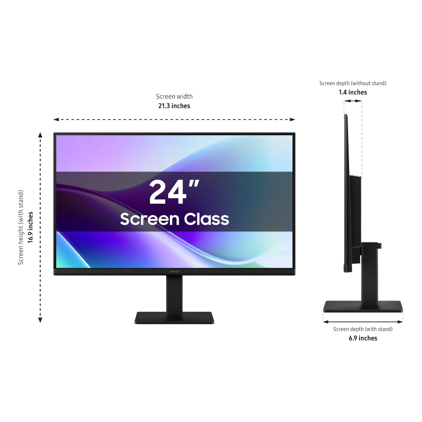 Samsung 27" S3 (S32GF) FHD High Resolution 120Hz Monitor with IPS Panel, Flicker Free, Eye Saver Mode, LS27F320GANXZA, 2025