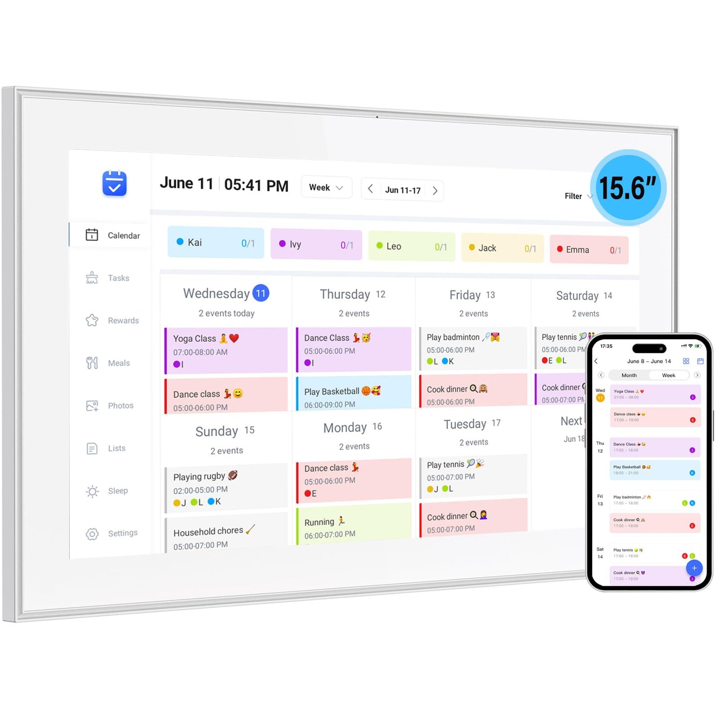 32GB FRAMEO 10.1 Inch Smart WiFi Digital Photo Frame 1280x800 IPS LCD Touch Screen, Auto-Rotate Portrait and Landscape, Built in 32GB Memory, Share Moments Instantly via Frameo App from Anywhere