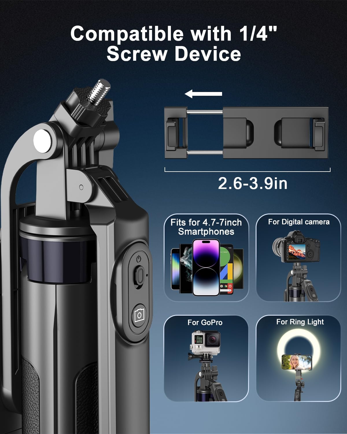 Vlogging Kit for iPhone/Android, 63”Auto Face Tracking Tripod for iPhone with Light, Wireless Microphones, Scrolling Remote Control for TikTok, Content Creator Kit for YouTube Starter