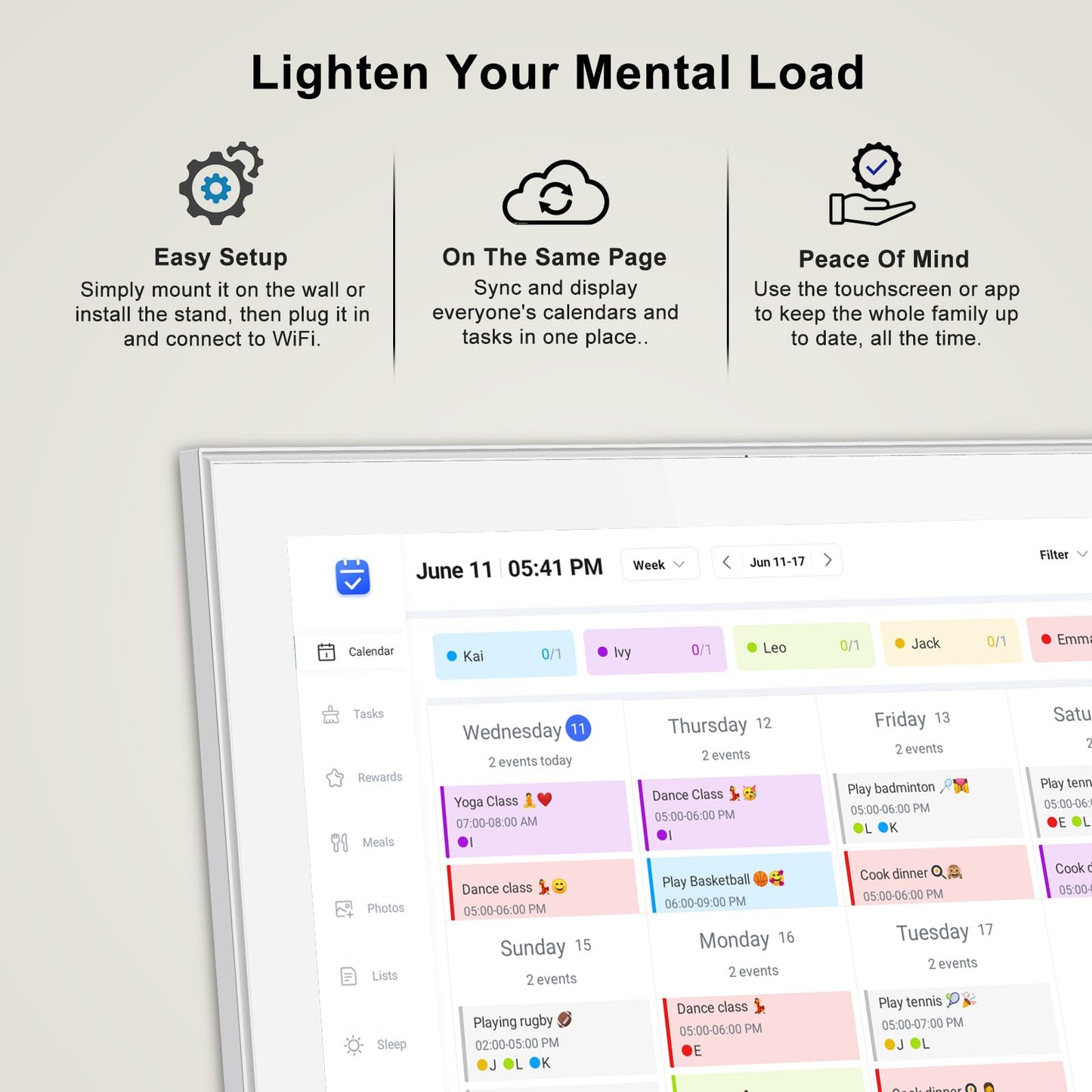 32GB FRAMEO 10.1 Inch Smart WiFi Digital Photo Frame 1280x800 IPS LCD Touch Screen, Auto-Rotate Portrait and Landscape, Built in 32GB Memory, Share Moments Instantly via Frameo App from Anywhere