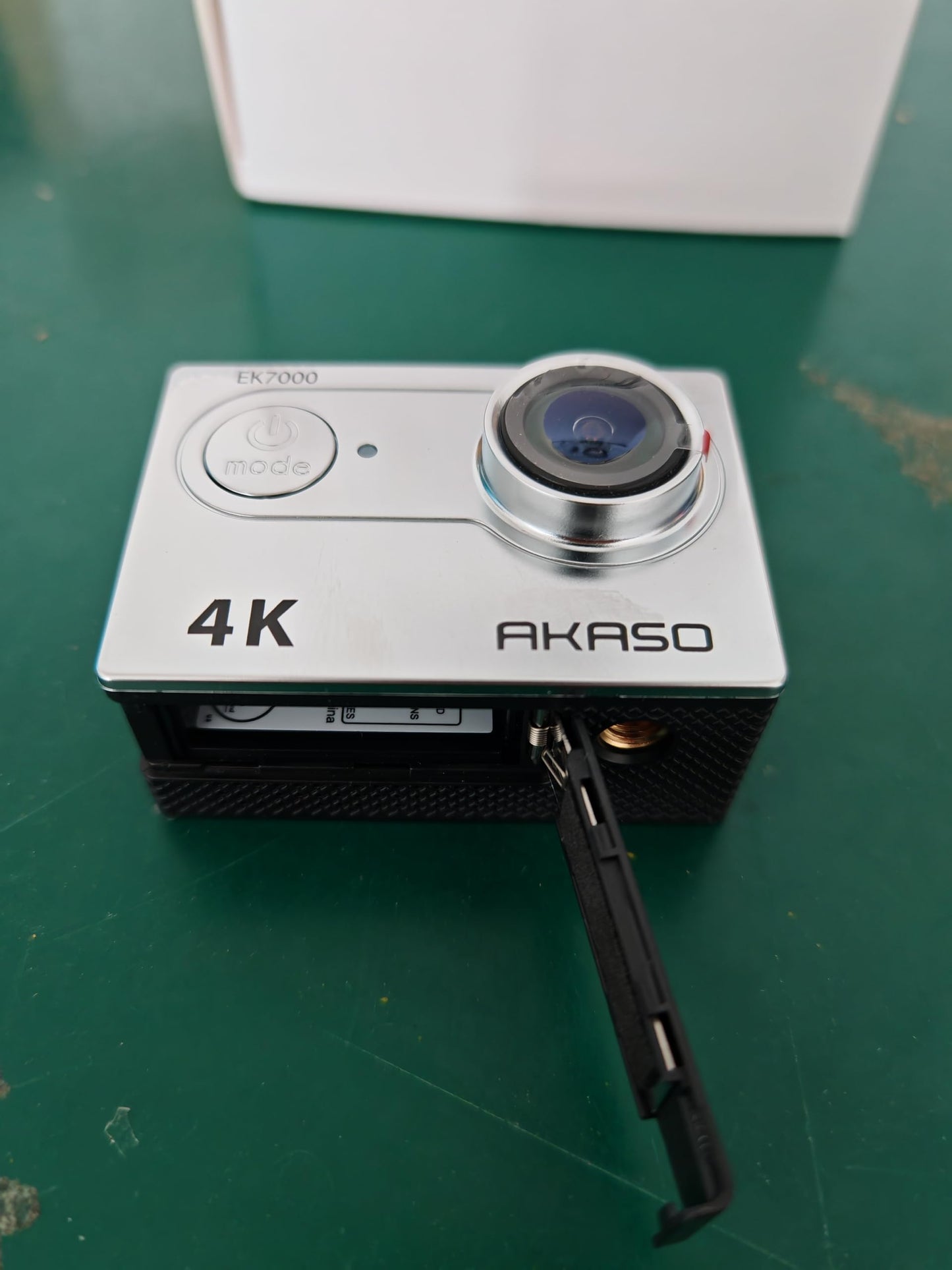 AKASO EK7000 4K30FPS 20MP WiFi Action Camera with EIS Ultra HD 131FT Waterproof Underwater Camera Remote Control 4X Zoom Support External Microphone Black