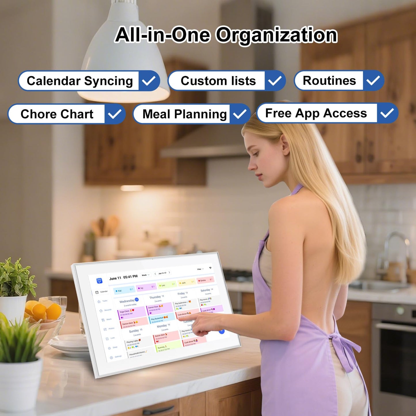 32GB FRAMEO 10.1 Inch Smart WiFi Digital Photo Frame 1280x800 IPS LCD Touch Screen, Auto-Rotate Portrait and Landscape, Built in 32GB Memory, Share Moments Instantly via Frameo App from Anywhere