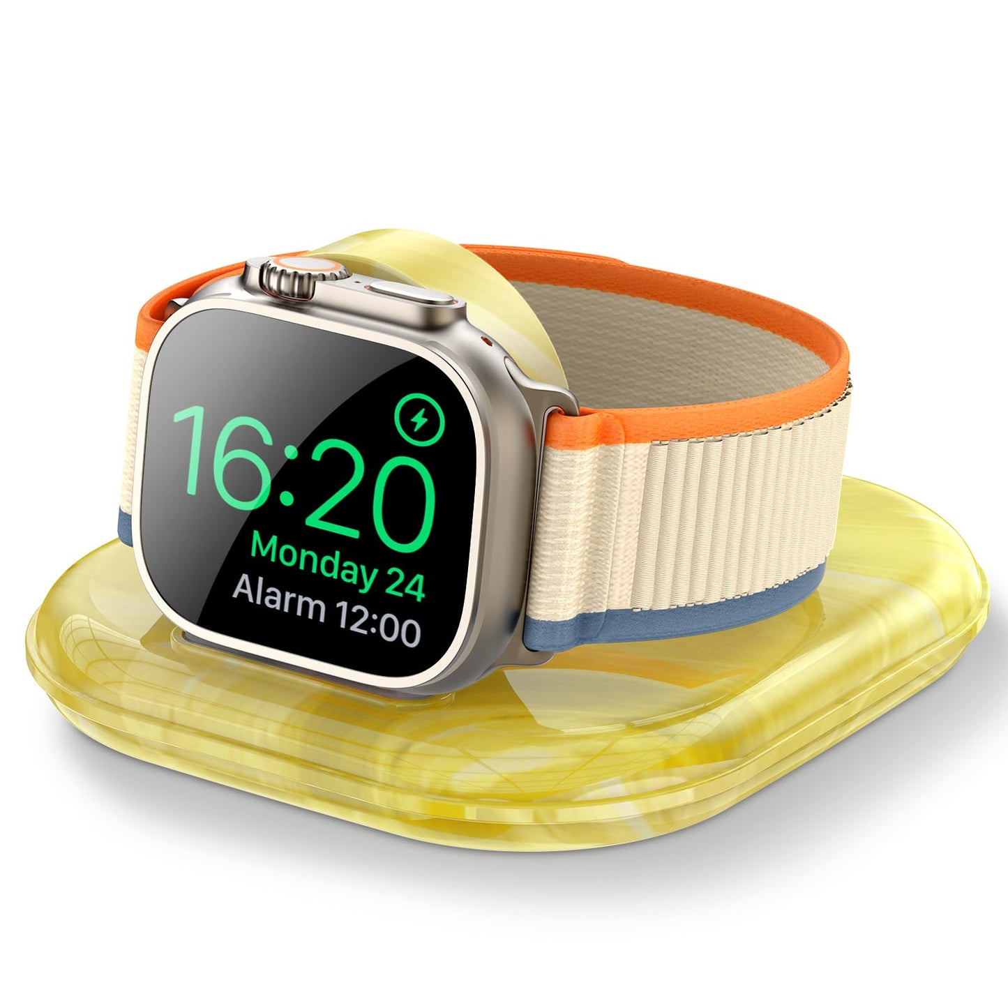 for Apple Watch Magnetic Charging Dock - Fast Magnetic Charger Stand, Compatible with Apple Watch Series 2/3/4/5/6/7/8/9/10/Ultra 1 2, Supports Nightstand Mode, Portable Design for Travel