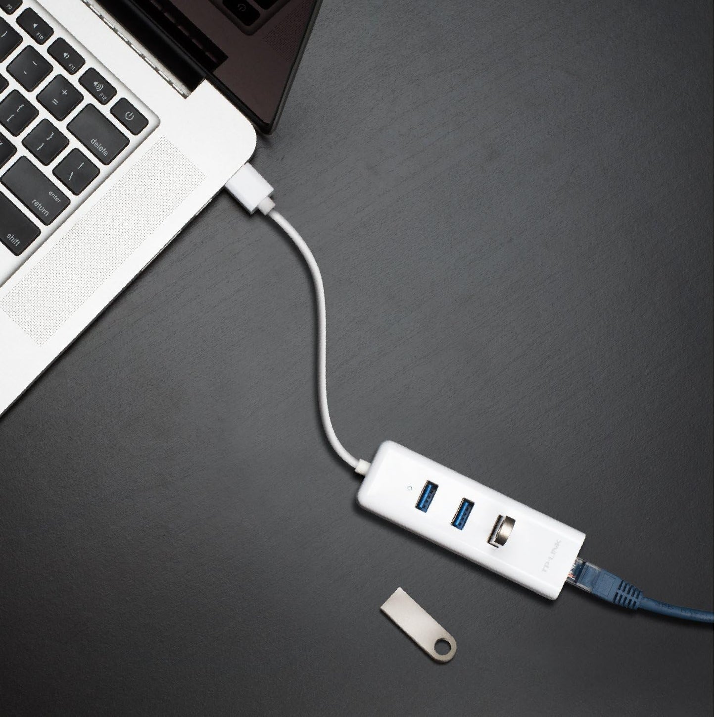 TP-Link USB to Ethernet Adapter (UE306), Supports Nintendo Switch, 1Gbps Gigabit RJ45 to USB 3.0 Network Adapter, Foldable & Portable Design, Plug and Play, Compatible with Windows, macOS, and Linux