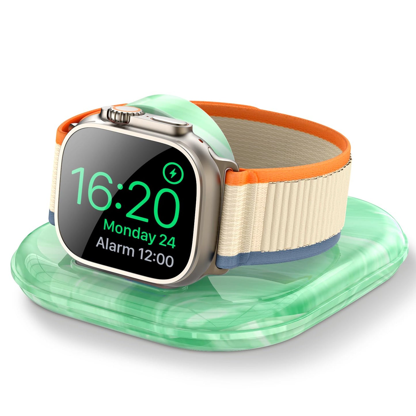 for Apple Watch Magnetic Charging Dock - Fast Magnetic Charger Stand, Compatible with Apple Watch Series 2/3/4/5/6/7/8/9/10/Ultra 1 2, Supports Nightstand Mode, Portable Design for Travel