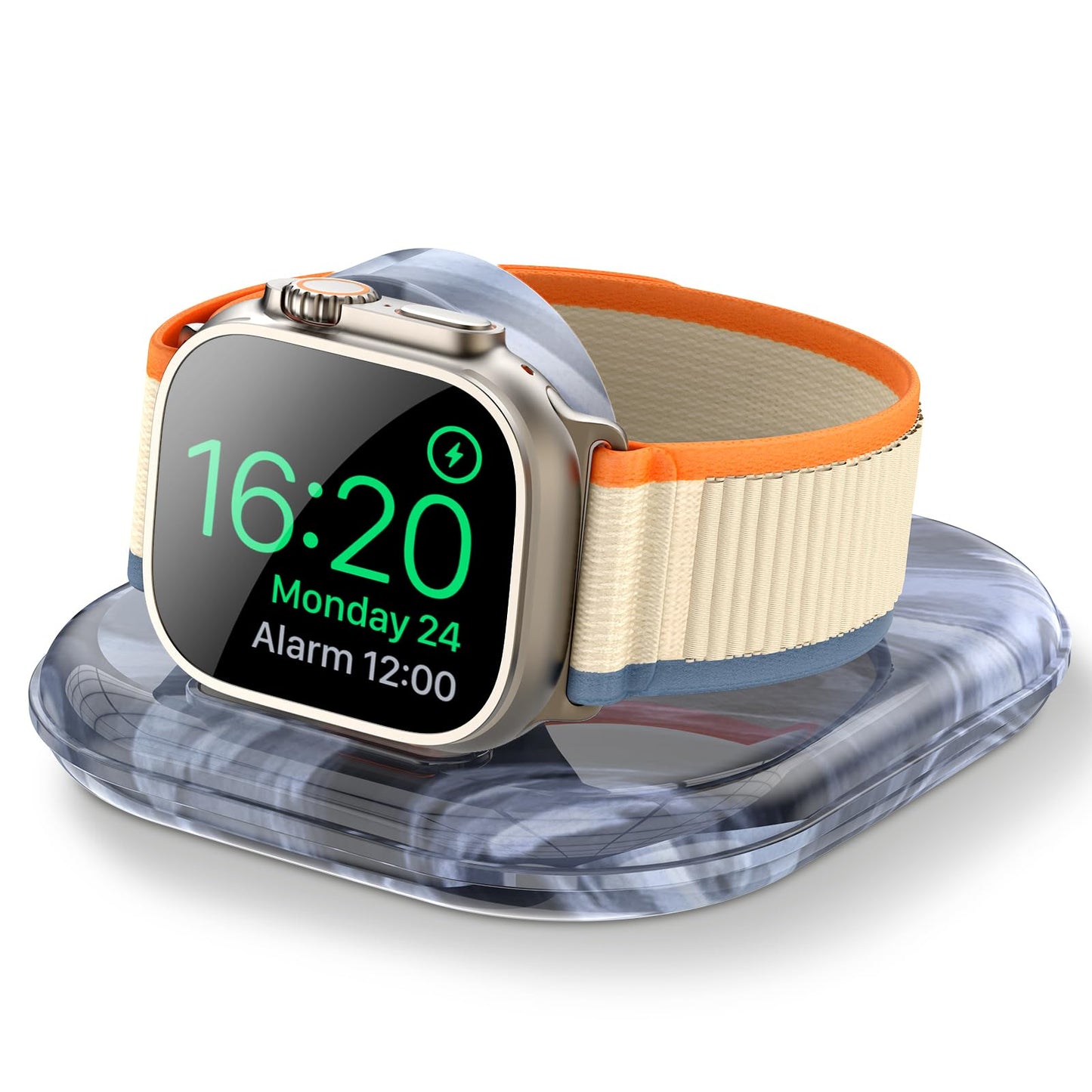 for Apple Watch Magnetic Charging Dock - Fast Magnetic Charger Stand, Compatible with Apple Watch Series 2/3/4/5/6/7/8/9/10/Ultra 1 2, Supports Nightstand Mode, Portable Design for Travel