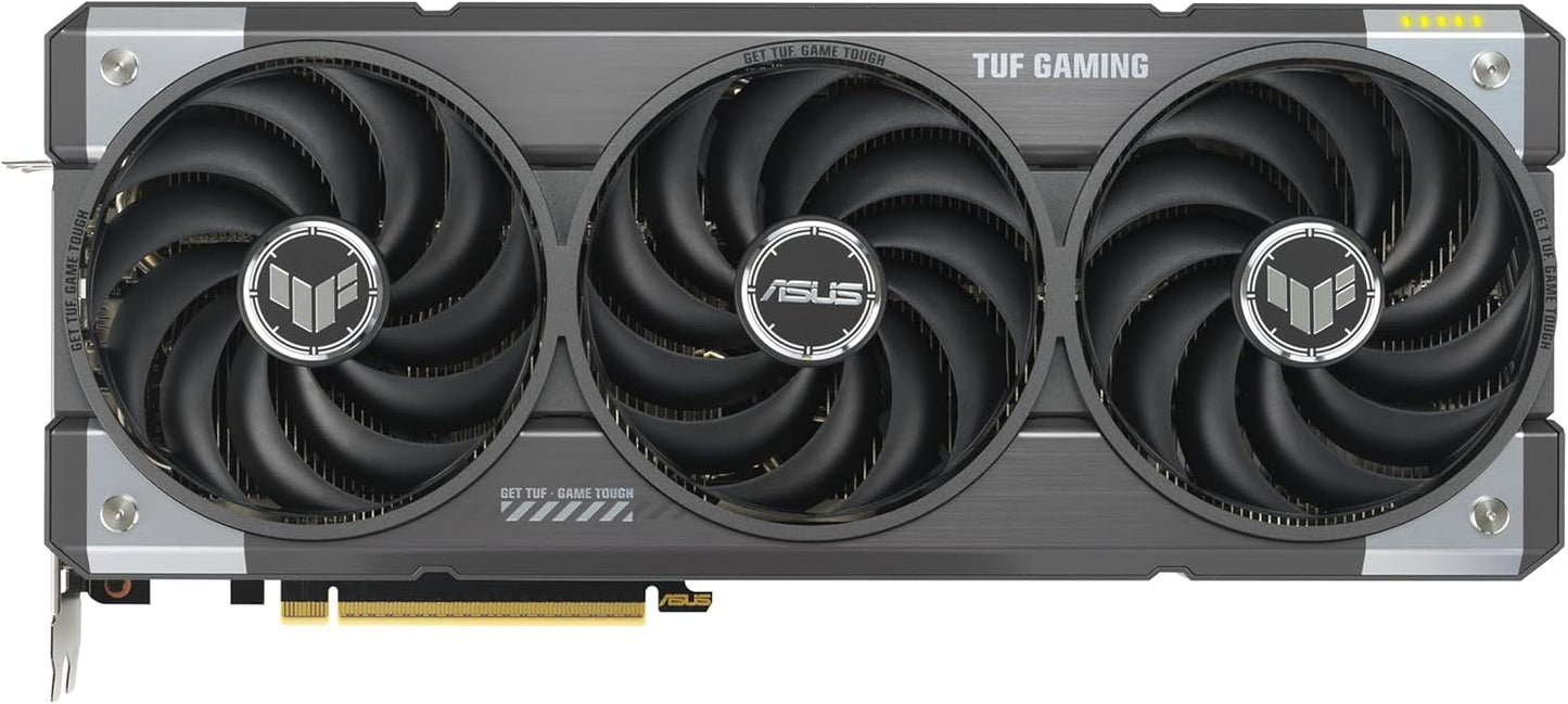 ASUS TUF Gaming GeForce RTX ™ 5070 Ti 16GB GDDR7 OC Edition Gaming Graphics Card (PCIe® 5.0, HDMI®/DP 2.1, 3.125-slot, Military-Grade Components, Protective PCB Coating, axial-tech Fans)