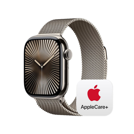 Apple Watch Series 10 [GPS 46mm case] Smartwatch with Jet Black Aluminum Case with Black Sport Band - M/L. Fitness Tracker, ECG App, Always-On Retina Display, Water Resistant