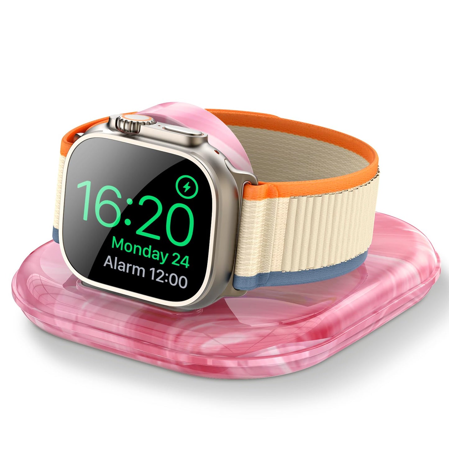 for Apple Watch Magnetic Charging Dock - Fast Magnetic Charger Stand, Compatible with Apple Watch Series 2/3/4/5/6/7/8/9/10/Ultra 1 2, Supports Nightstand Mode, Portable Design for Travel