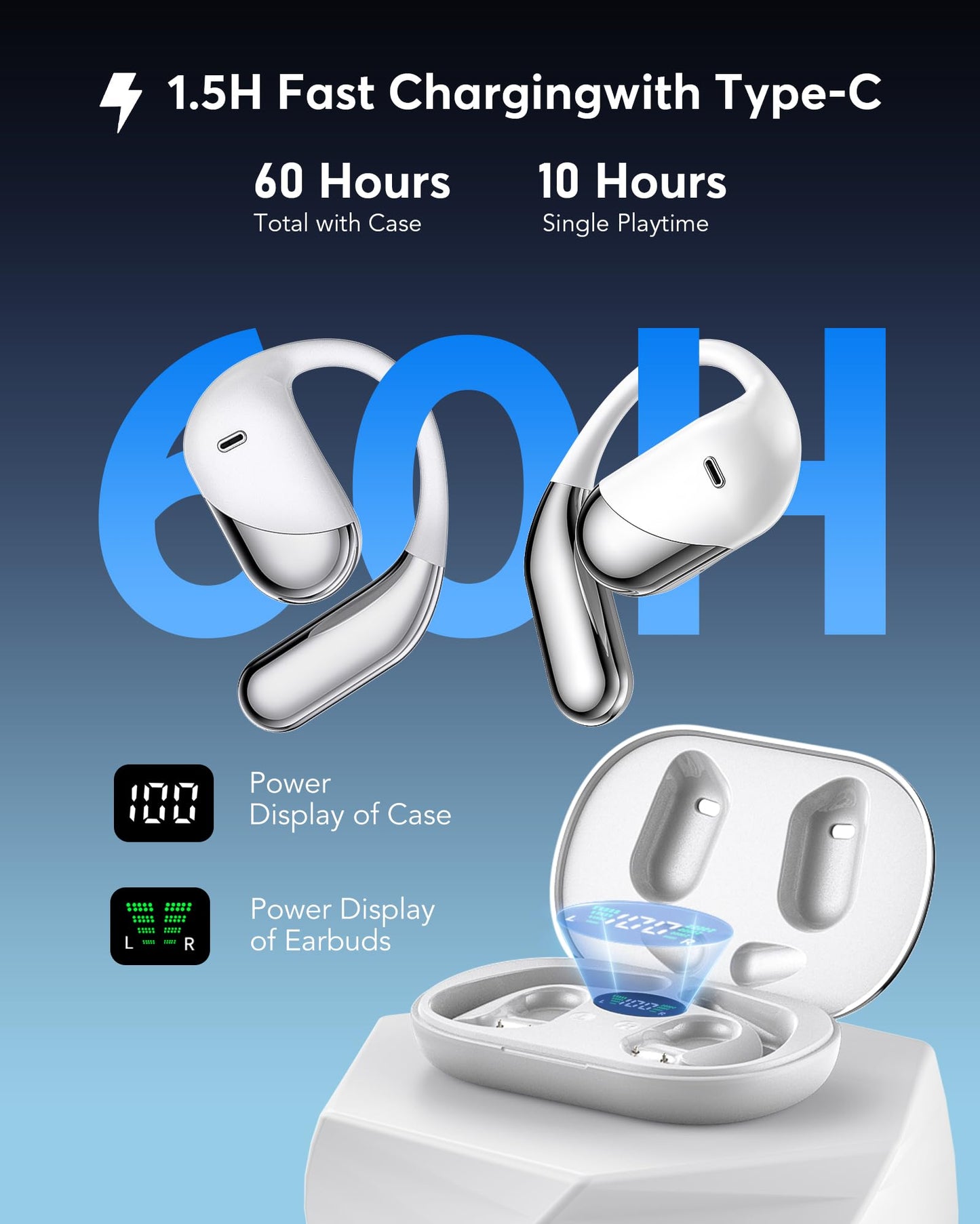 Translation Earbuds Real Time - AI 144 Language Translator Earbuds, Audifonos Traductores Inglés Español, 3-in-1 Translating Device, Translate Ear Buds for Travel Learning with Charging Cradle