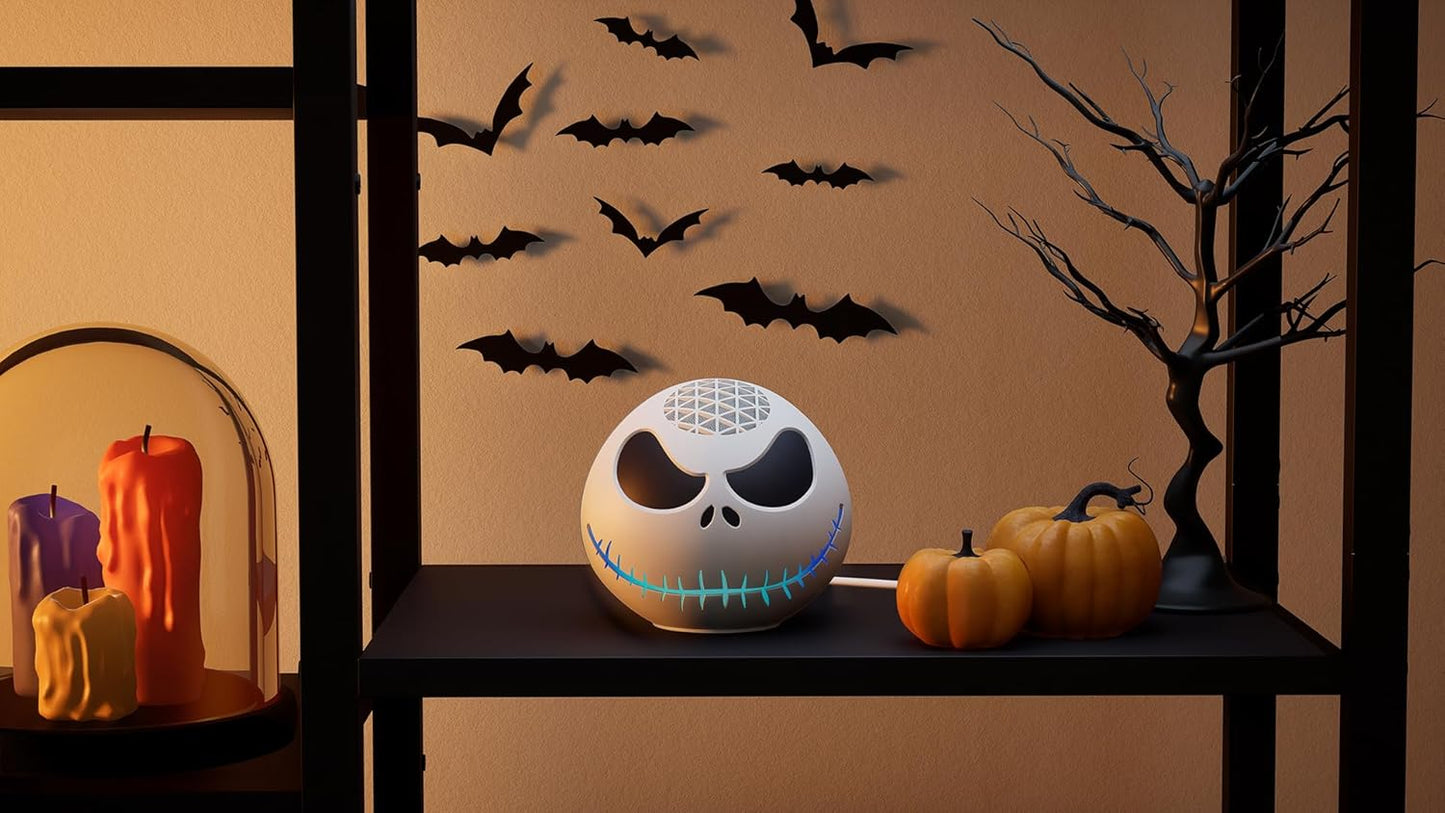 Echo Dot Bundle: Includes Echo Dot (5th Gen, newest model) | Charcoal and Limited Edition, Disney Tim Burton’s The Nightmare Before Christmas Sally Stand