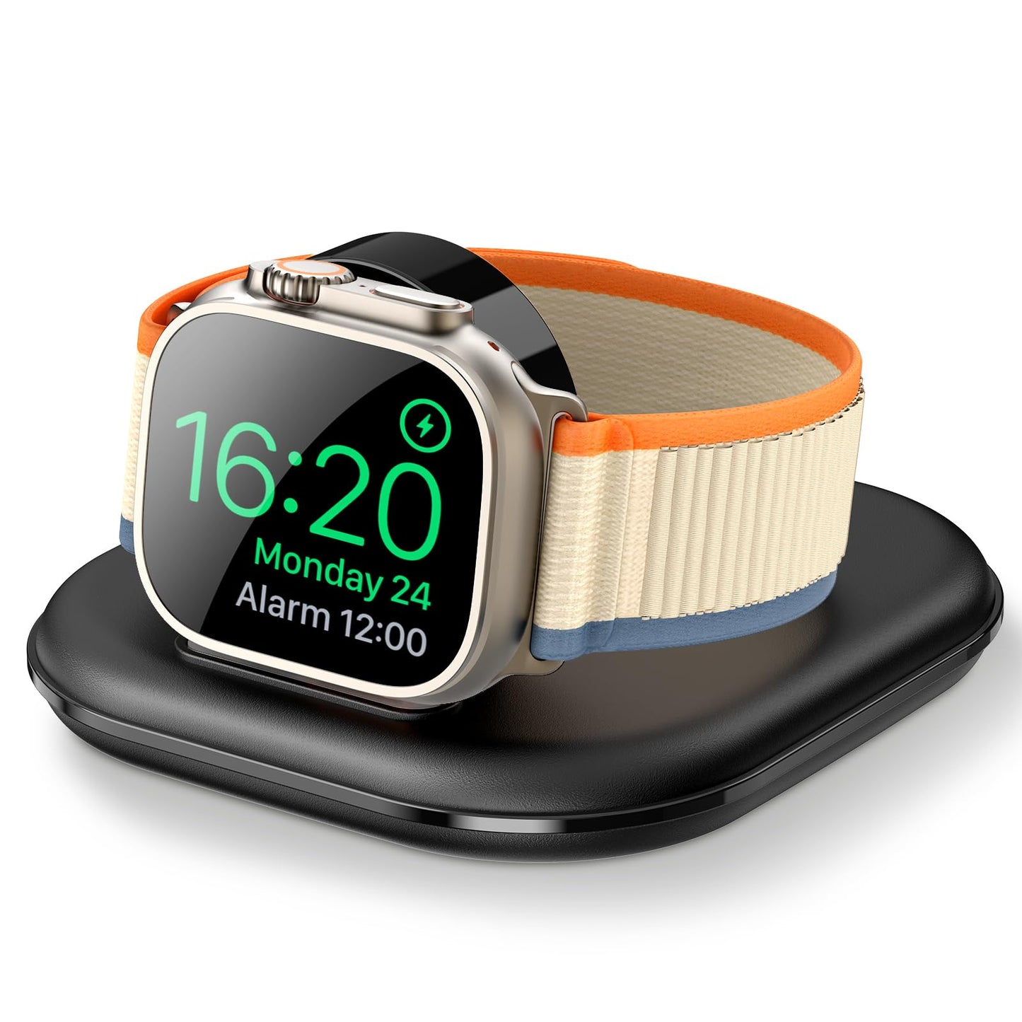 for Apple Watch Magnetic Charging Dock - Fast Magnetic Charger Stand, Compatible with Apple Watch Series 2/3/4/5/6/7/8/9/10/Ultra 1 2, Supports Nightstand Mode, Portable Design for Travel