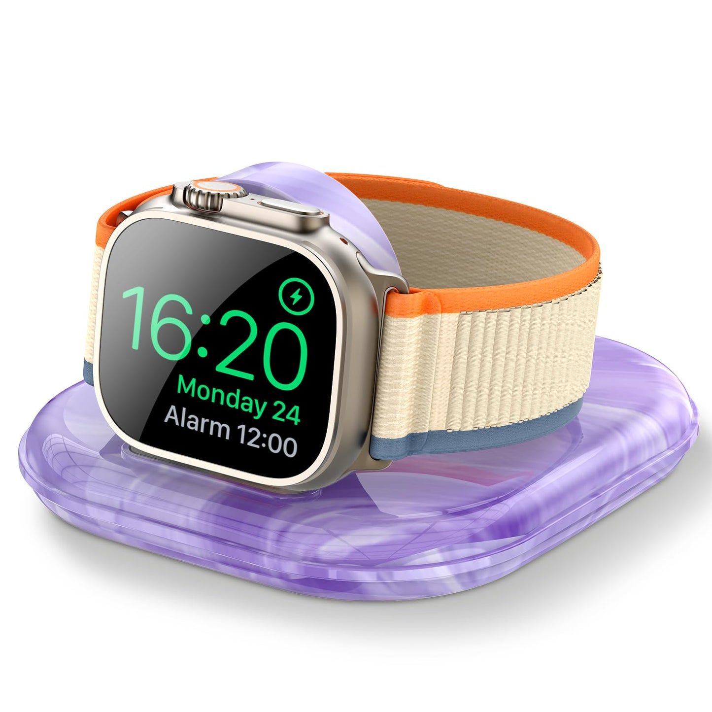 for Apple Watch Magnetic Charging Dock - Fast Magnetic Charger Stand, Compatible with Apple Watch Series 2/3/4/5/6/7/8/9/10/Ultra 1 2, Supports Nightstand Mode, Portable Design for Travel