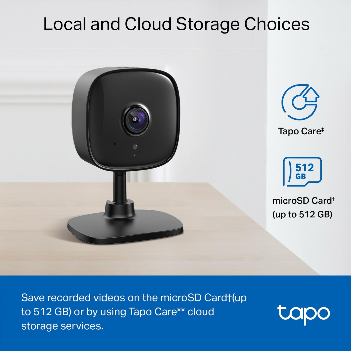 Tapo 1080P Indoor Security Camera for Baby Monitor, Pet Camera w/Motion Detection, 2-Way Audio, Night Vision, Cloud & SD Card Storage, Works w/Alexa & Google Home, Plug-in, C101