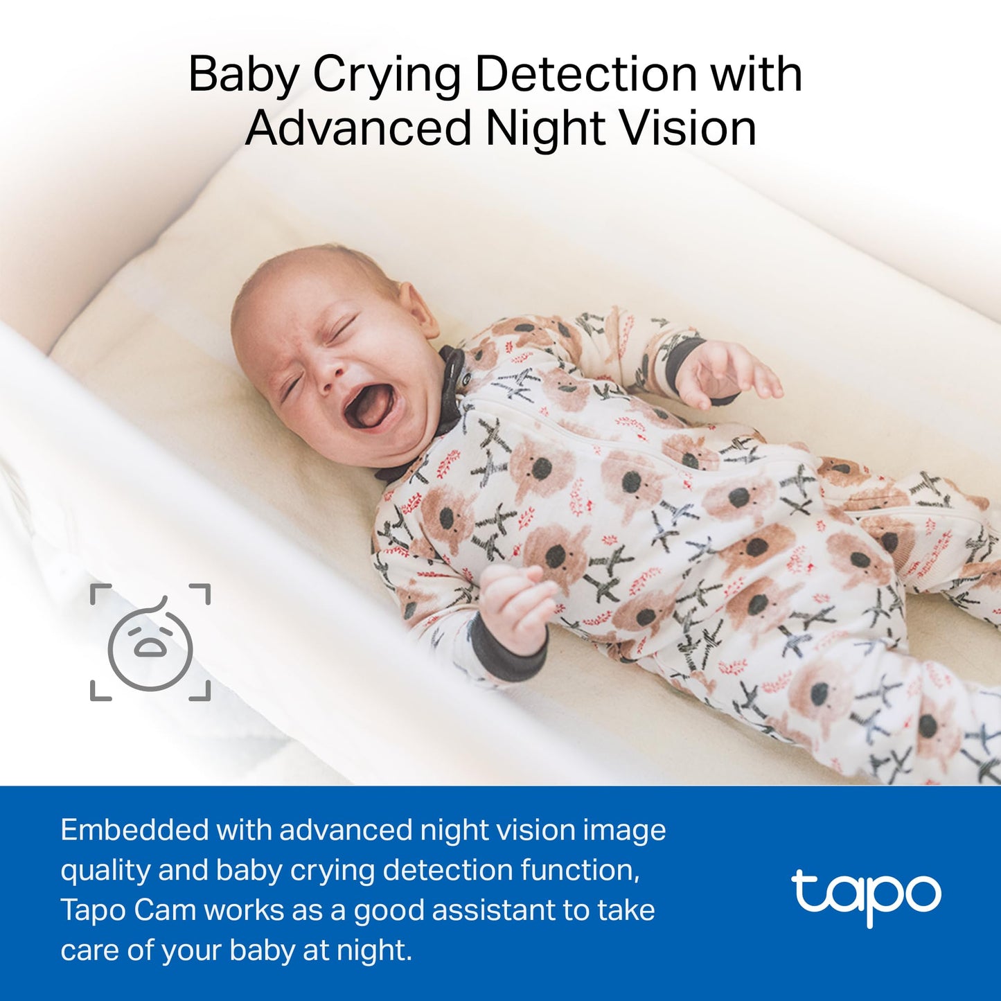 Tapo 1080P Indoor Security Camera for Baby Monitor, Pet Camera w/Motion Detection, 2-Way Audio, Night Vision, Cloud & SD Card Storage, Works w/Alexa & Google Home, Plug-in, C101