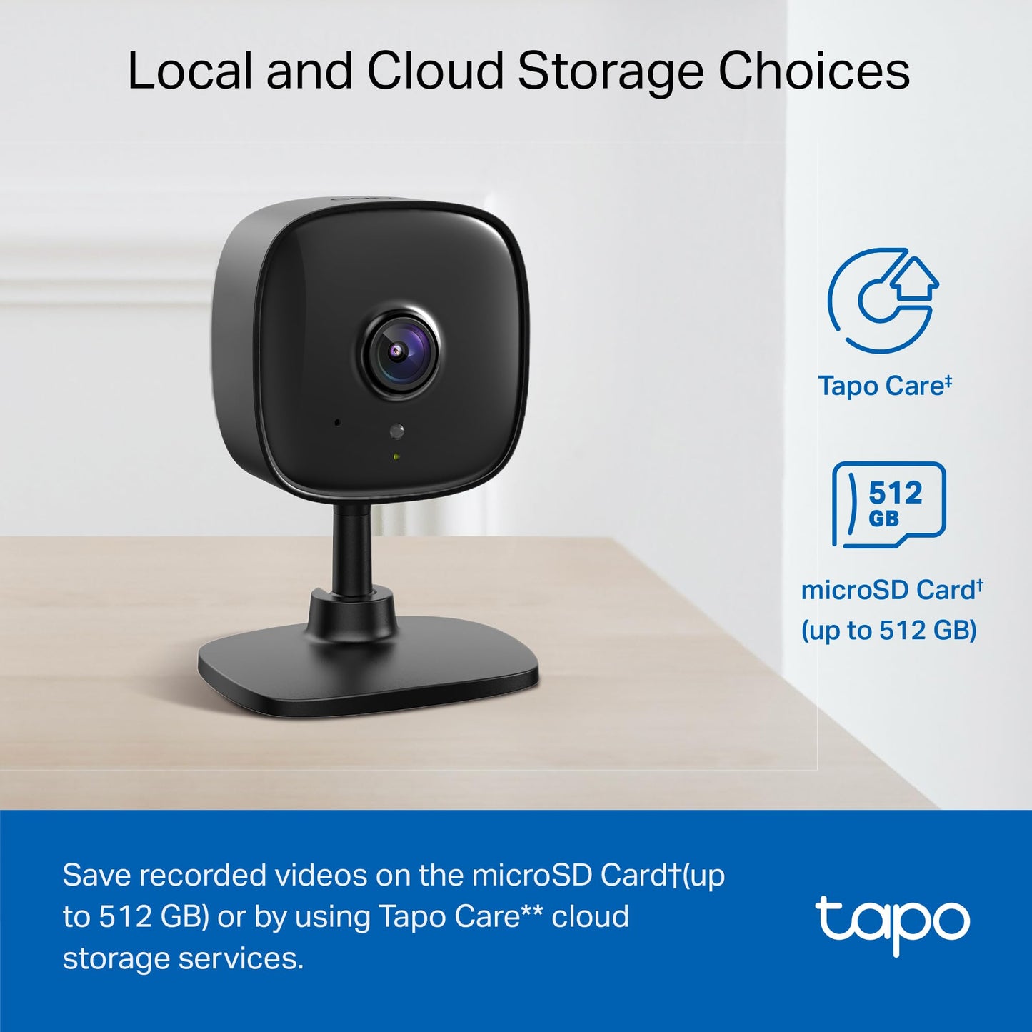 Tapo 1080P Indoor Security Camera for Baby Monitor, Pet Camera w/Motion Detection, 2-Way Audio, Night Vision, Cloud & SD Card Storage, Works w/Alexa & Google Home, Plug-in, C101