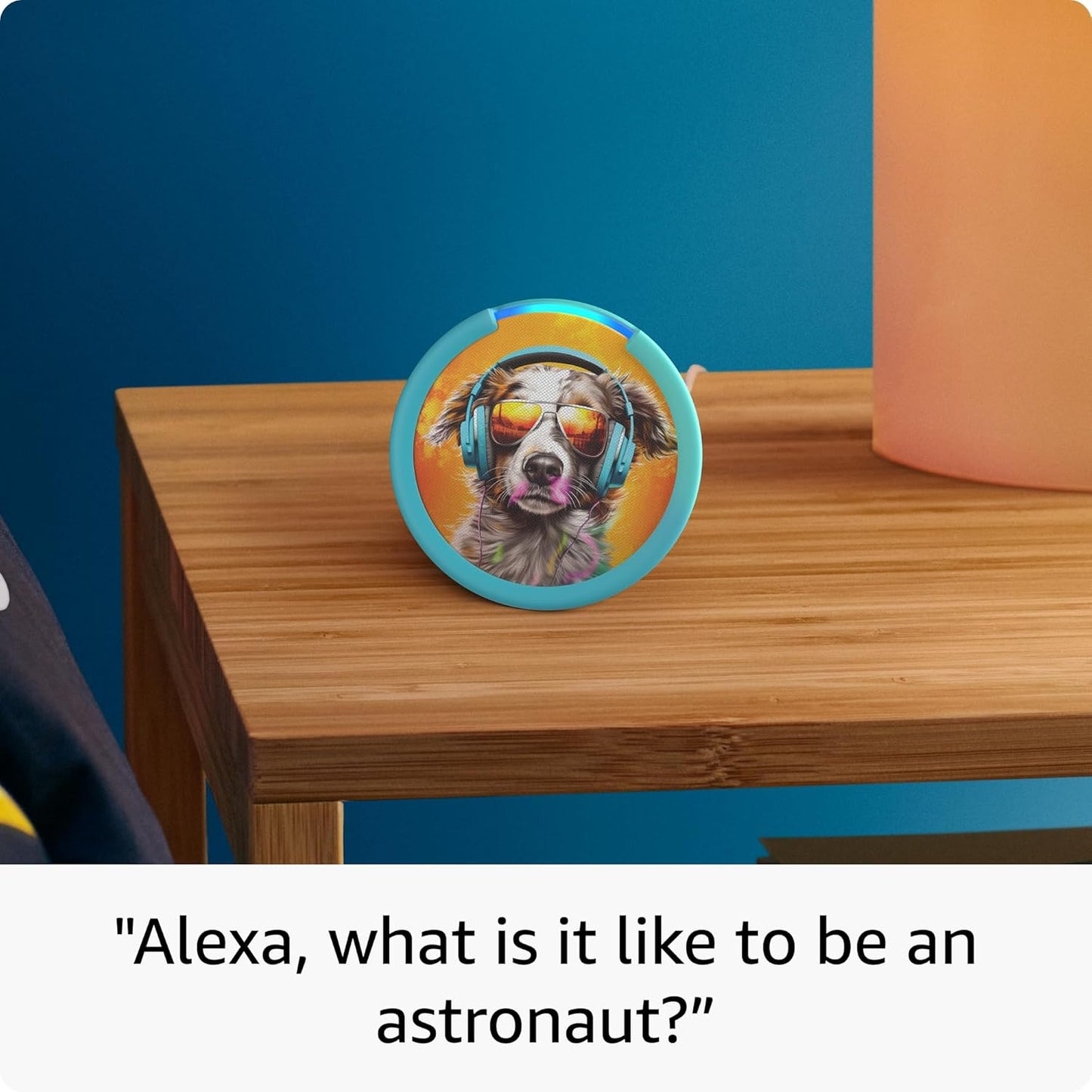 Amazon Echo Pop Kids (newest model), Designed for kids, with Alexa+ Early Access, parental controls, Includes 6 months of Amazon Kids+, Disney Princess