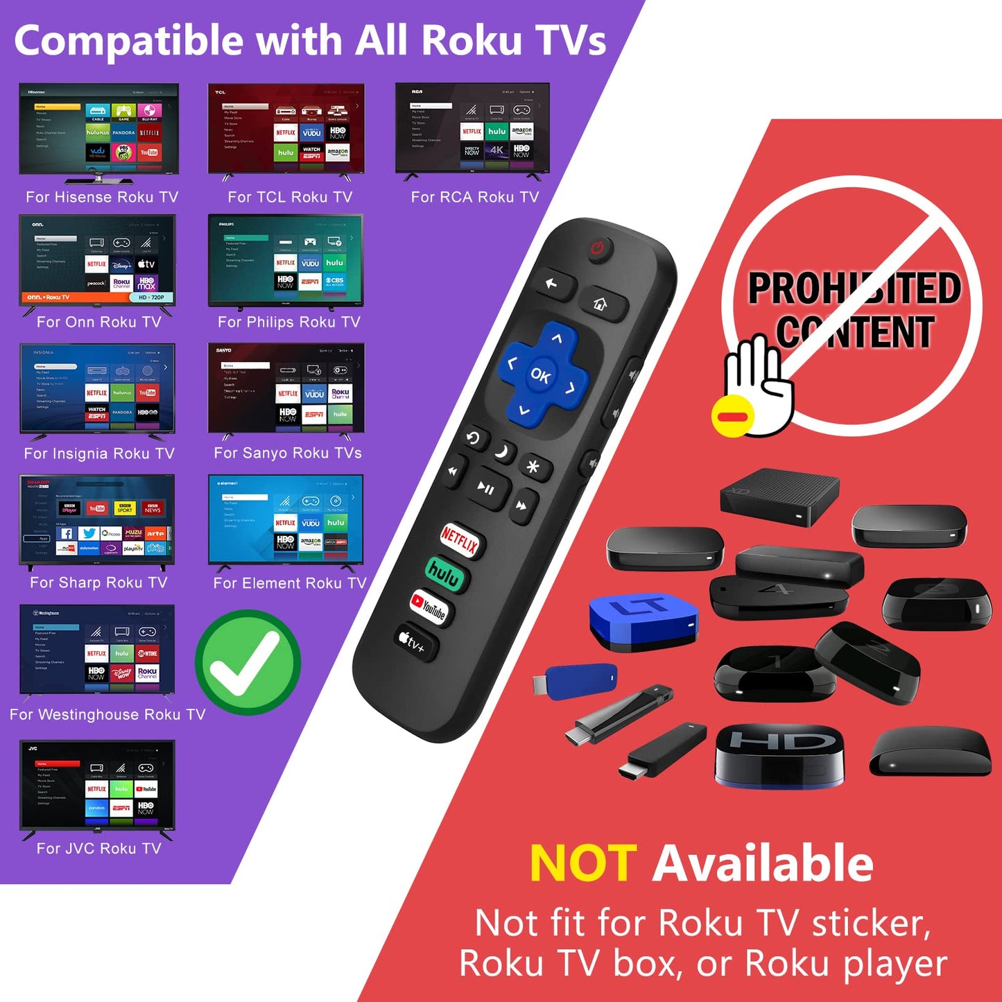 Rechargeable Remote for Samsung-TV-Remote-Control-Replacement,Compatible with Samsung Frame Crystal UHD Neo QLED OLED 4K 8K Smart TVs