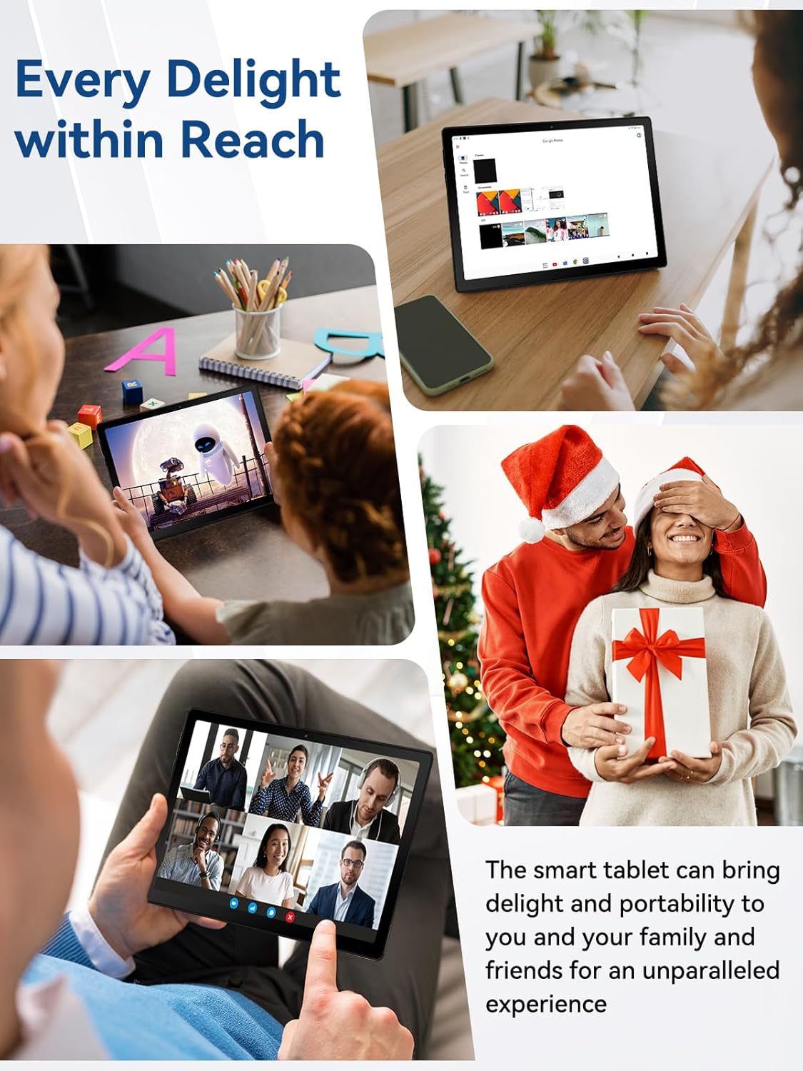 2025 Upgraded Android Tablet with Charging Speaker Dock, 2 Years Protection, Otca-Core CPU, 14GB+64GB Storage with 1TB Expansion, WiFi 6, BT5.3, Google Tablet, US Version