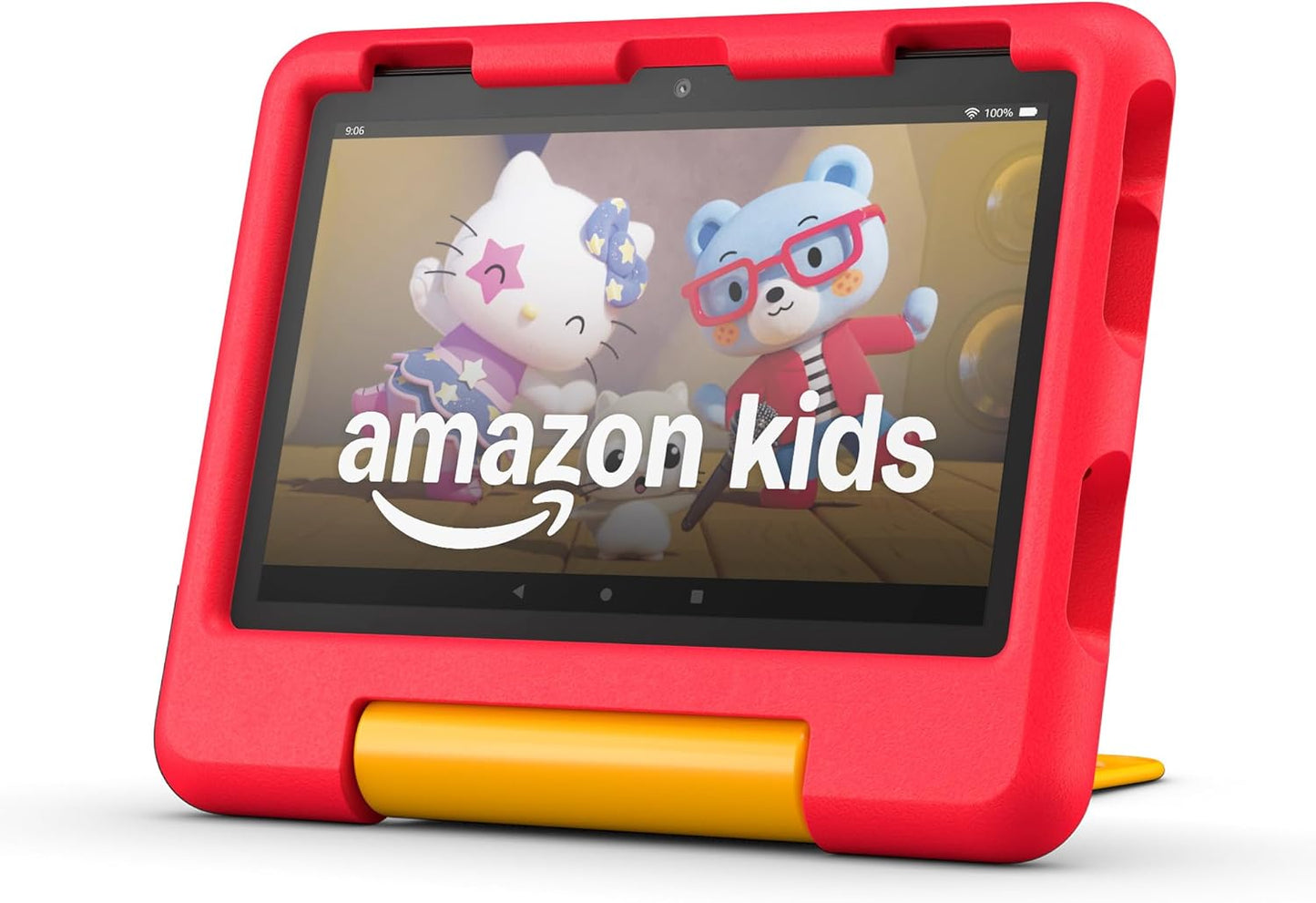 Amazon Fire HD 8 Kids tablet (newest model), ages 3-7 | 3GB memory, bright 8" HD screen. Includes ad-free and exclusive content, parental controls and 13-hr battery, 32GB, Grape