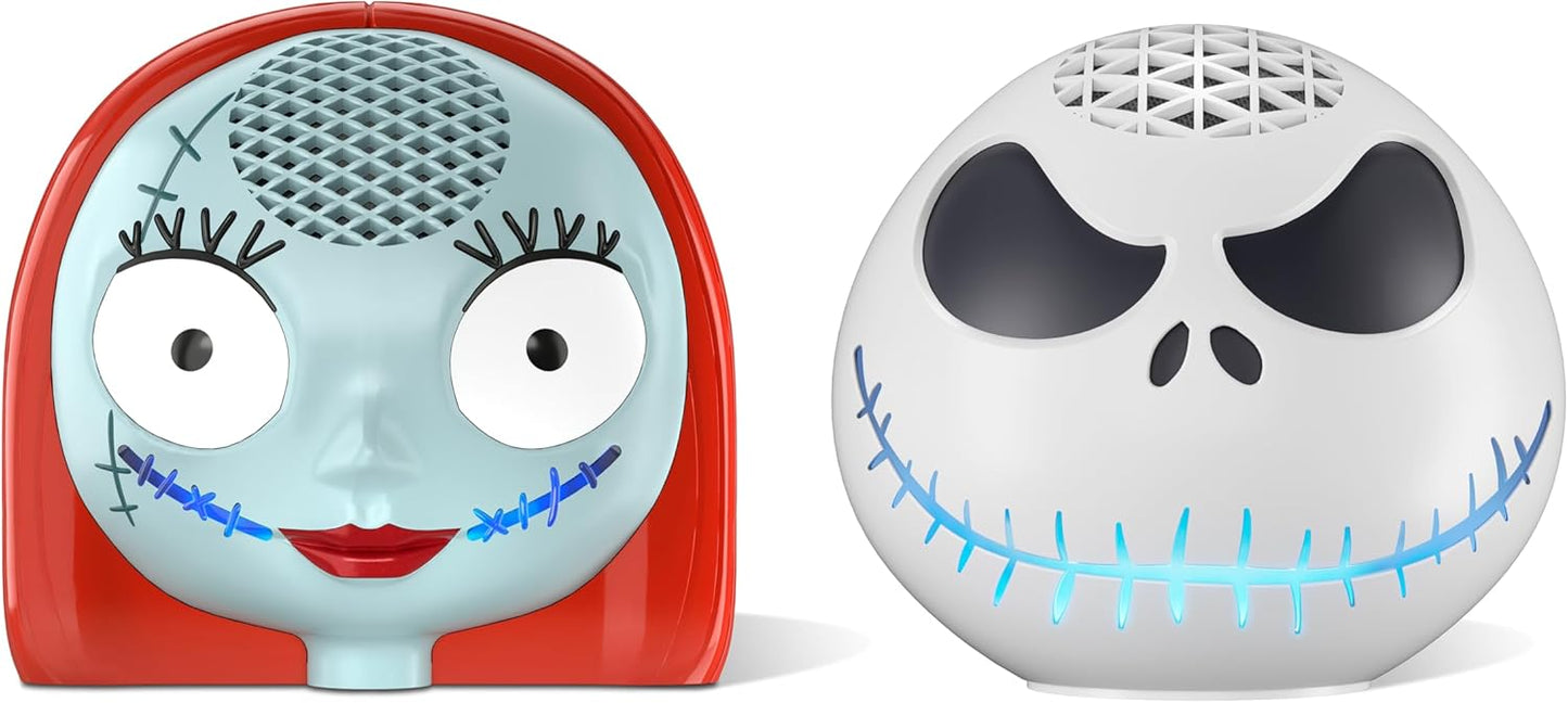 Echo Dot Bundle: Includes Echo Dot (5th Gen, newest model) | Charcoal and Limited Edition, Disney Tim Burton’s The Nightmare Before Christmas Sally Stand