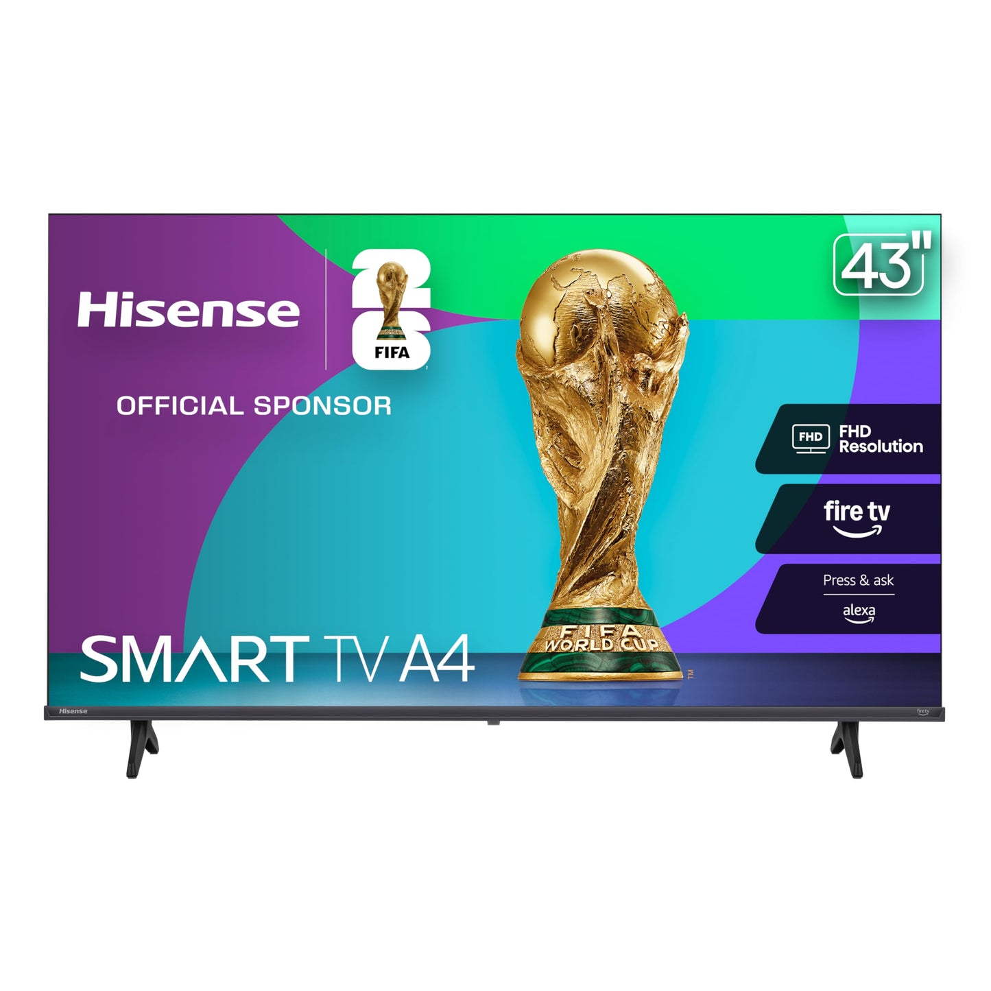 Hisense 40-Inch Class A4 Series FHD 1080p Smart Fire TV (40A4NF, 2025 Model) - DTS Virtual: X, Slim Bezel Design, Alexa Built in