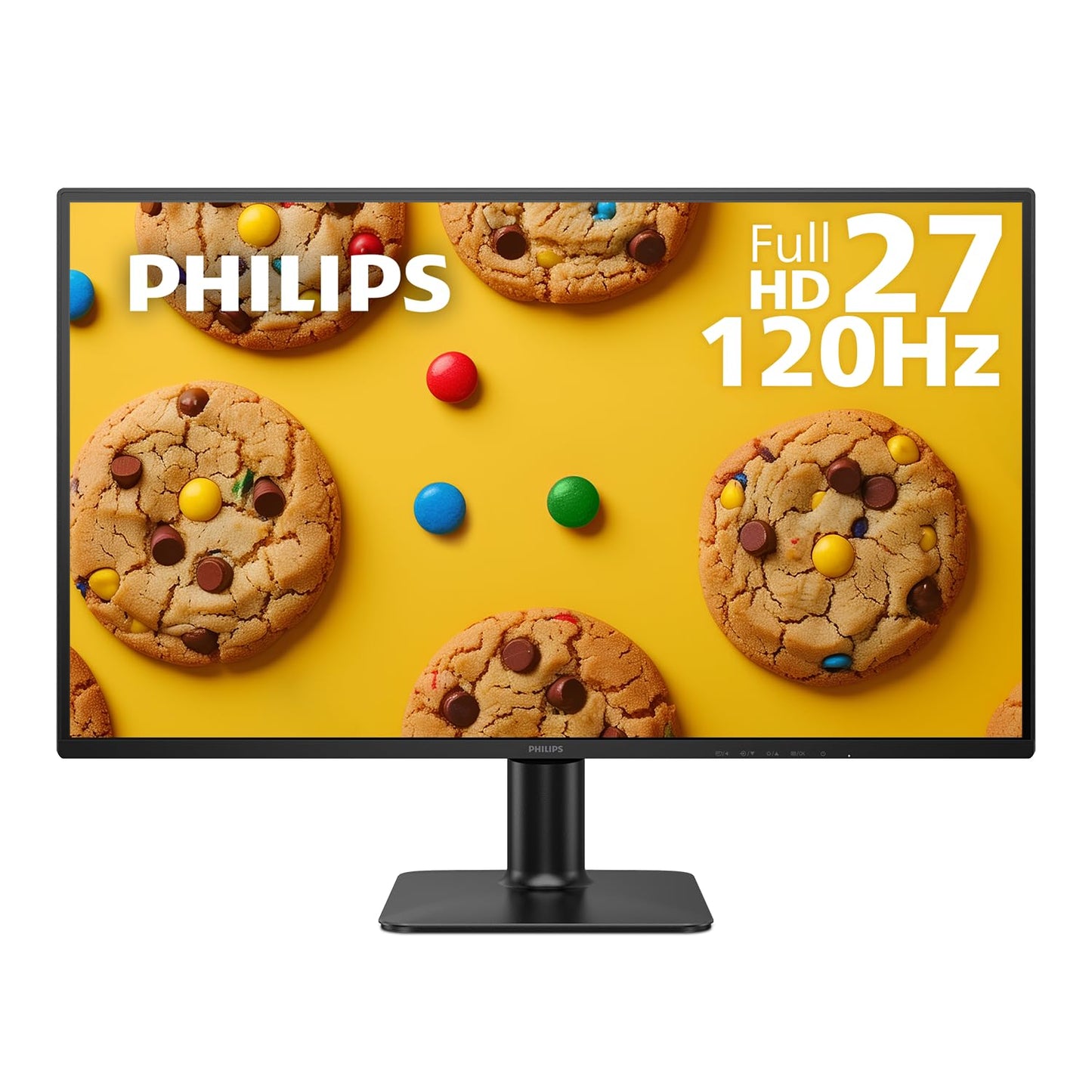 Philips New 24 inch Frameless Full HD (1920 x 1080) 100Hz Monitor, VESA, HDMI x1, VGA Port x1, Eye Care, 4 Year Advance Replacement Warranty, 241V8LB, Black