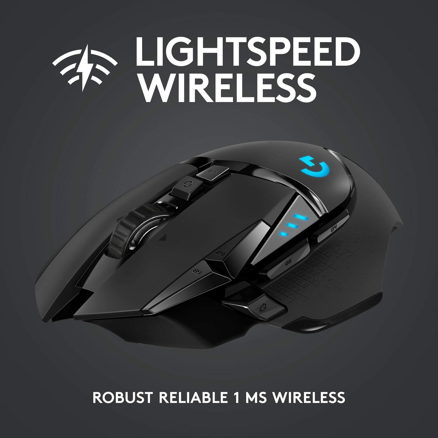 Logitech G502 HERO High Performance Wired Gaming Mouse, HERO 25K Sensor, 25,600 DPI, RGB, Adjustable Weights, 11 Buttons, On-Board Memory, PC/Mac