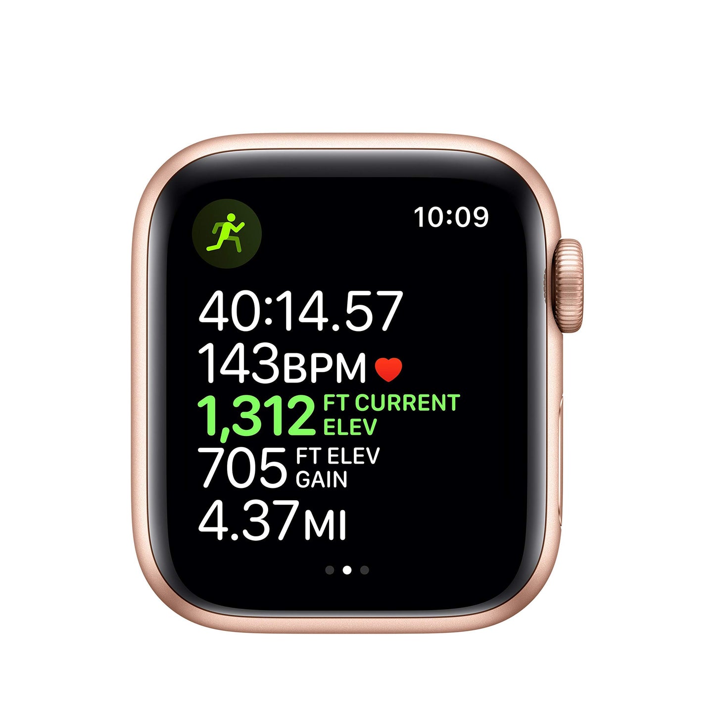 Apple Watch Series 5 (GPS, 44MM) - Silver Aluminum Case with White Sport Band (Renewed)