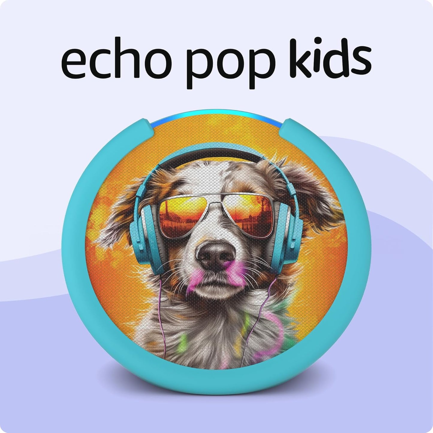 Amazon Echo Pop Kids (newest model), Designed for kids, with Alexa+ Early Access, parental controls, Includes 6 months of Amazon Kids+, Disney Princess