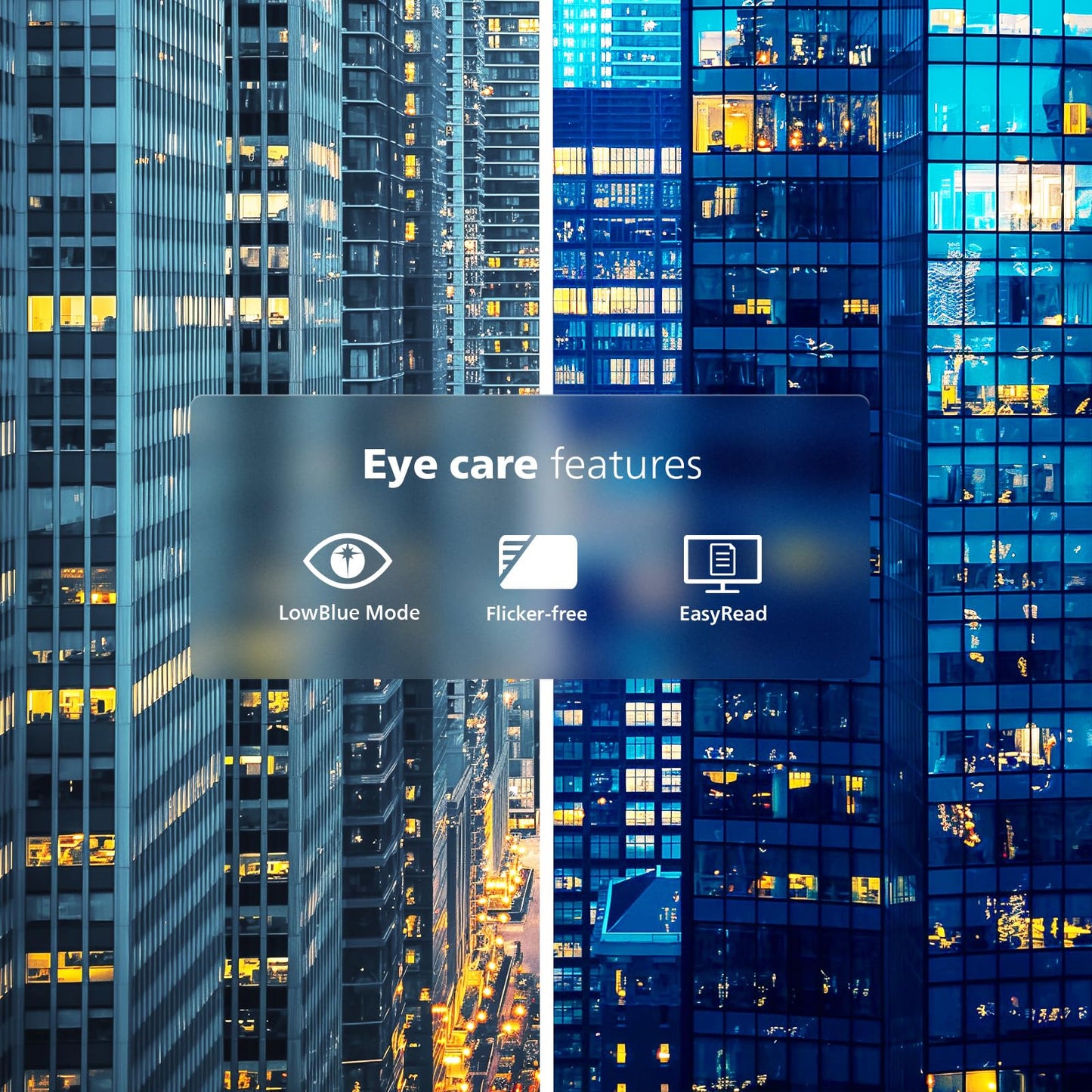 Philips New 24 inch Frameless Full HD (1920 x 1080) 100Hz Monitor, VESA, HDMI x1, VGA Port x1, Eye Care, 4 Year Advance Replacement Warranty, 241V8LB, Black