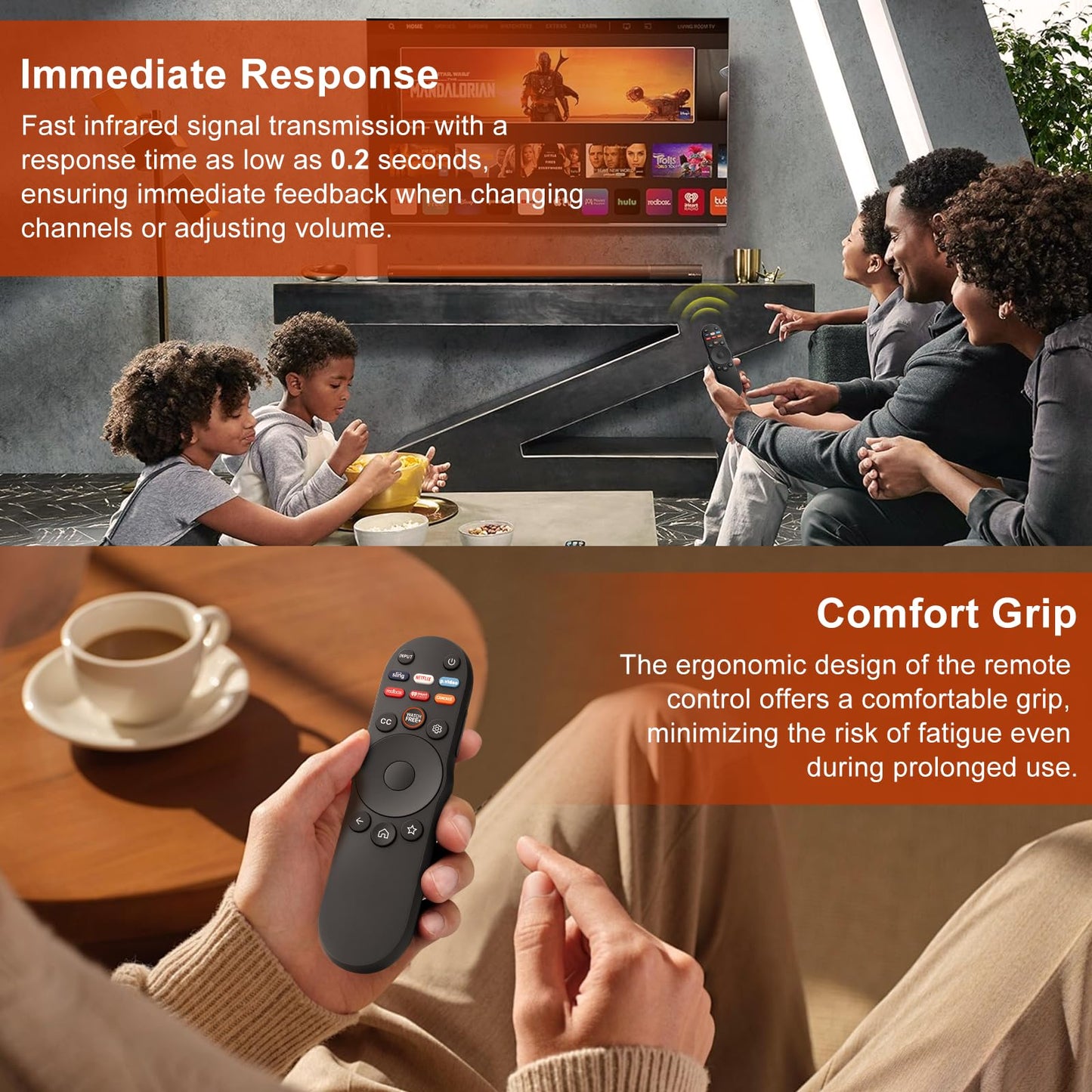 Rechargeable Remote for Samsung-TV-Remote-Control-Replacement,Compatible with Samsung Frame Crystal UHD Neo QLED OLED 4K 8K Smart TVs