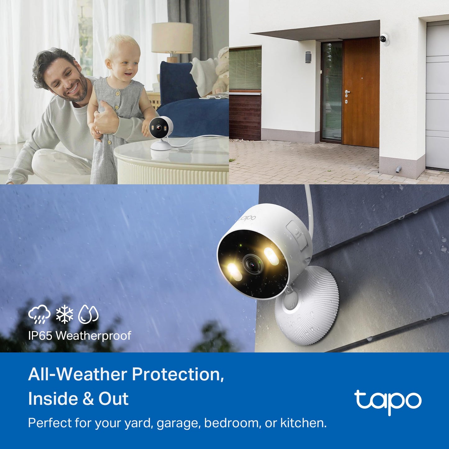 Tapo 1080P Indoor Security Camera for Baby Monitor, Pet Camera w/Motion Detection, 2-Way Audio, Night Vision, Cloud & SD Card Storage, Works w/Alexa & Google Home, Plug-in, C101