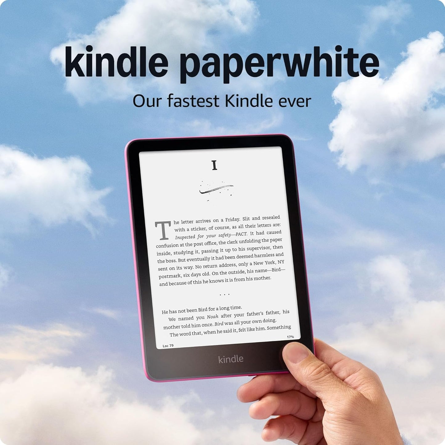 Amazon Kindle Paperwhite 16GB (newest model) – Our fastest Kindle ever, with new 7" glare-free display and weeks of battery life – Black + 3 Months of Kindle Unlimited (with auto-renewal)