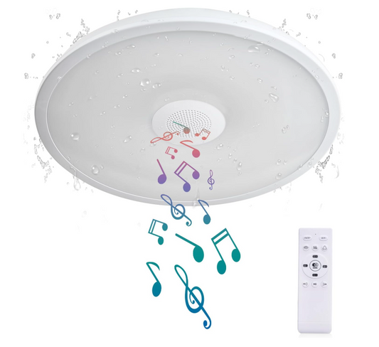 Smart Waterproof LED Ceiling Light With Bluetooth Speaker